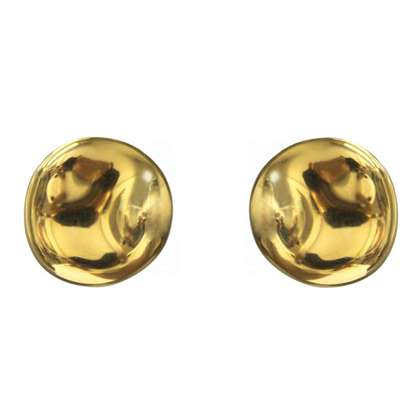 Пусеты (керамика золото, г/п: золото,1.4х1.4см) Испания 01902014