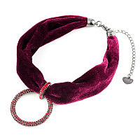  Колье (Бархат, кр.Preciosa) Audrey 10109601 Корея