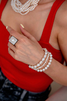 Браслет Moonligh (жемчуг,перламутр,18 р) 13СР43560 Франция Nature Bijjoux