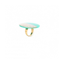 Кольцо Lagune (раковина,г/п:золото, регулир.) 19-25712 Франция Nature Bijjoux