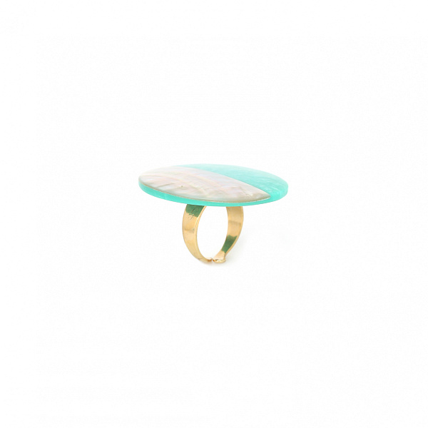 Кольцо Lagune (раковина,г/п:золото, регулир.) 19-25712 Франция Nature Bijjoux