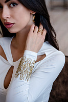 Браслет (г/п: золото, регулируется, 9 см) Греция Kalliope 022 04 017