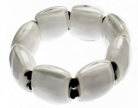 Браслет Bellissima (белый, на резинке) Голландия ZSISKA