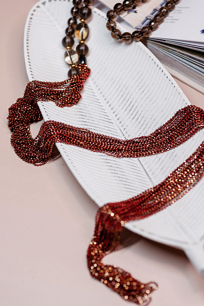 Колье Afrodite (Раухтопаз, цепи) Италия Perfetto