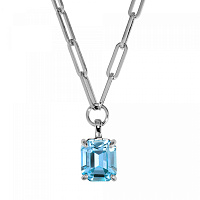 Колье OCTA (кристалл голубой, г/п: родий, 50 см) Дания DYRBERG/KERN 460531