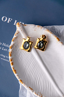 Серьги VIDDA, Cibeles, австрийский кристалл, VD24.2-01961 (оливковый),г/п: золото, Испания