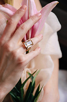 Кольцо Леденцы (кристалл прозрачный, 1,7х1,3см) Италия Claudio Canzian 002 01 255