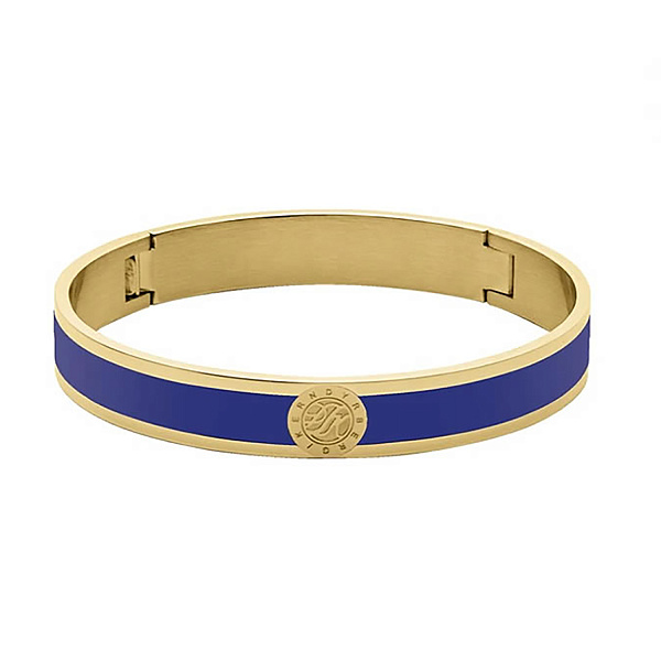 Браслет PENNIKA 2 (эмаль синяя, г/п: золото, до 19р.) Дания DYRBERG/KERN 380008