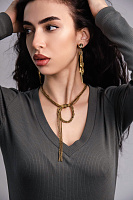 Колье Цепи (г/п: золото,47х16х4.5 см) Италия Claudio Canzian 002 05 850