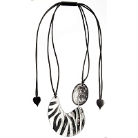 Колье Lilith серый, длина регулируется Голландия ZSISKA