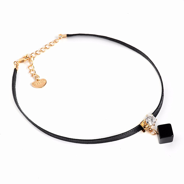  Колье Audrey 10104331 Корея Кр.Preciosa, текстиль, латунь