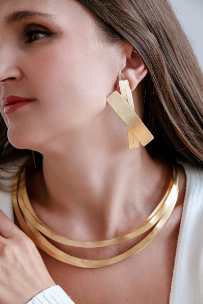 Колье Prudence (гривна, г/п: золото) Греция Katerina Vassou KV25.1-403015G