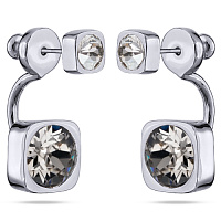 Серьги Теннис (Кристаллы грейдж, 4мм, 8 мм, г/п: родий) Uvelina SW00 0004R-059E