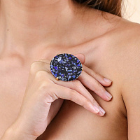 Кольцо Venezia (лазурит, смола, г/п: золото) 19-25171 Франция Nature Bijjoux
