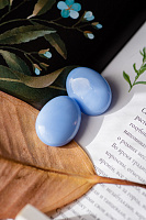 Пусеты Goccia голубой Италия ENZO BENZO