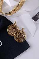 Серьги CORALIA  (6,1 гр, 3 см, г/п:золото) 12-32272 Франция Ori-Tao