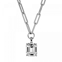 Колье OCTA (кристалл прозрачный, г/п: родий, 50 см) Дания DYRBERG/KERN 460532