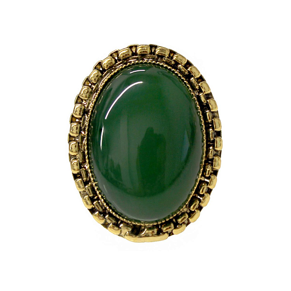 Кольцо (агат, 3,1х2,4 см) Италия Claudio Canzian 002 01 535