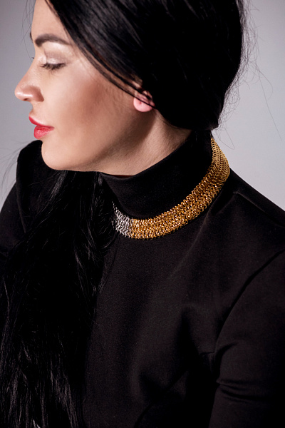 Колье VIDDA, Celebrity, двухцветный металл, VD22-0150592 (золотистый, 45 см)