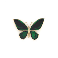 Брошь Mariposa ( перламутр,г/п: золото) 10-23909 Франция Nature Bijjoux 