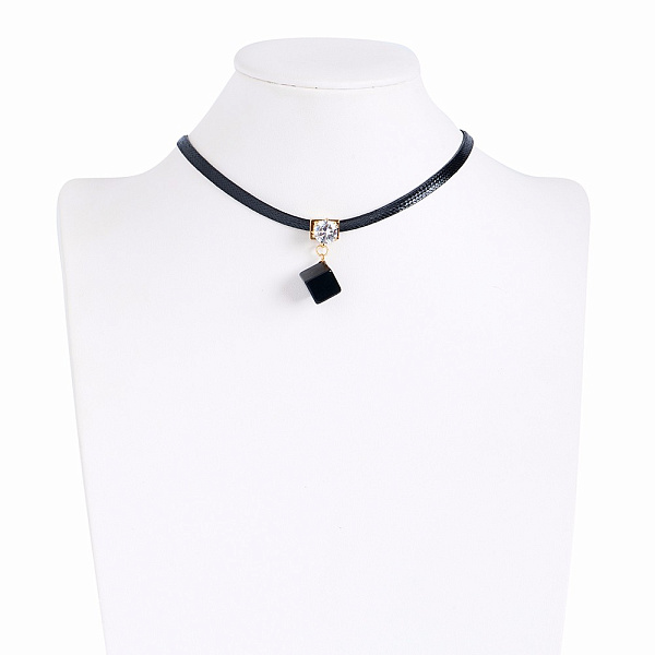  Колье Audrey 10104331 Корея Кр.Preciosa, текстиль, латунь