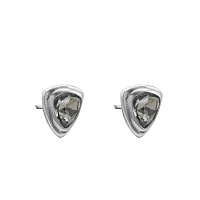 Серьги Ciclon 251608-10 (кристалл графит,г/п: серебро, 2,2х2 см) Испания Amarre