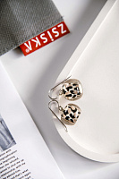 Серьги Bliss черный/белый Голландия ZSISKA