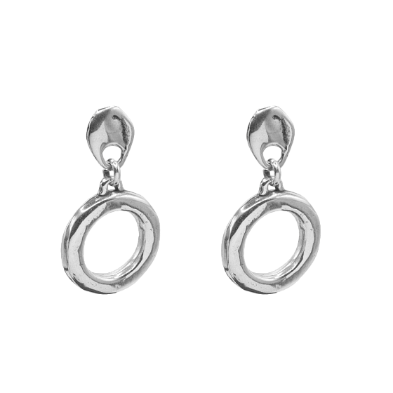 картинка Серьги CICLÓN (б/вст., 4х2.4 см) 255605 Испания Aurea ювелирный  магазин Калина являющийся официальным дистрибьютором в России 