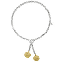 Колье Ciclon 240817 (г/п:серебро,золото) Испания  France 