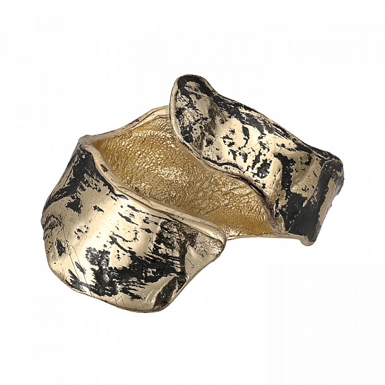 картинка Кольцо (г/п: золото, патина, 0,6 см регулируется) Греция Kalliope 022 01 001 ювелирный  магазин Калина являющийся официальным дистрибьютором в России 