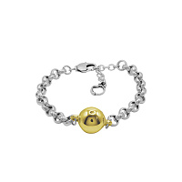 Браслет Ciclon (г/п: серебро, золото, регулируется до 21 см) 250111 Испания Spherik