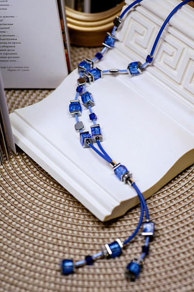 Колье Gelio синяя/синий Италия ENZO BENZO