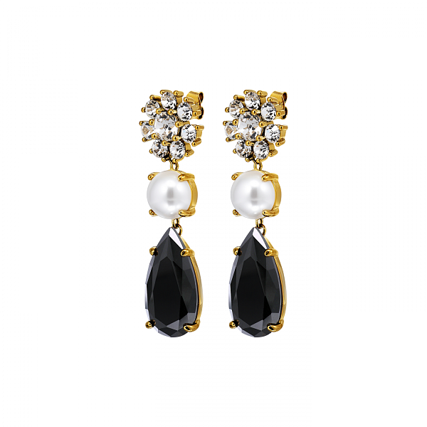 Серьги MISIA (майорка, г/п: золото, 6.2х1.3 см) Дания DYRBERG/KERN 470094