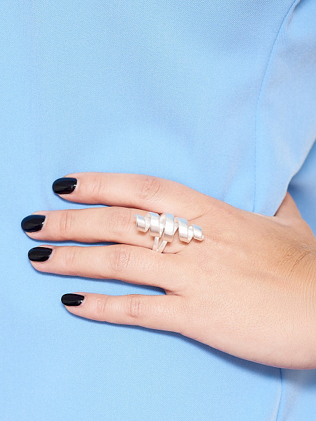 Кольцо (Латунь, г/п:родий матов.) 60030010 Valencia Китай