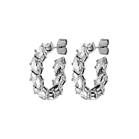 Серьги TAMARIN (кристалл прозрачный, г/п: серебро, 2,5х0,5 см) Дания DYRBERG/KERN 470018
