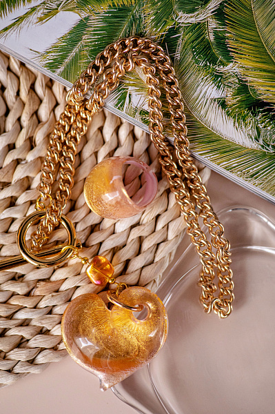 Кольцо 17,5 Cuore золотистое ENZO BENZO Италия