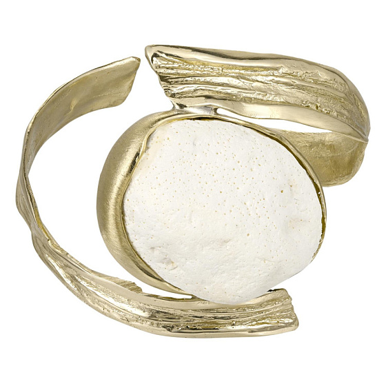 картинка Браслет (ювелирная смола , 4х3 см., г/п: золото, регулируется) Греция Kalliope 002 04 024 ювелирный  магазин Калина являющийся официальным дистрибьютором в России 