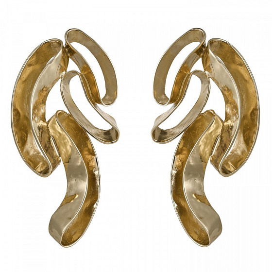 картинка Серьги (г/п: золото, 7,3х4 см, 34 гр) Греция Kalliope 002 02 006 ювелирный  магазин Калина являющийся официальным дистрибьютором в России 