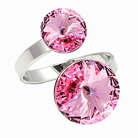 Кольцо  Janine 5570-3010-7126 Чехия Anabel Crystal