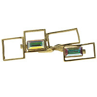 Кольцо (кристалл мультиколор, г/п: золото, регулируется) Греция Kalliope 022 01 052