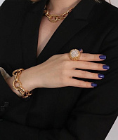 Кольцо 17 (иск.жемчуг, г/п: золото) 3600 Испания MK00 0037G-00R