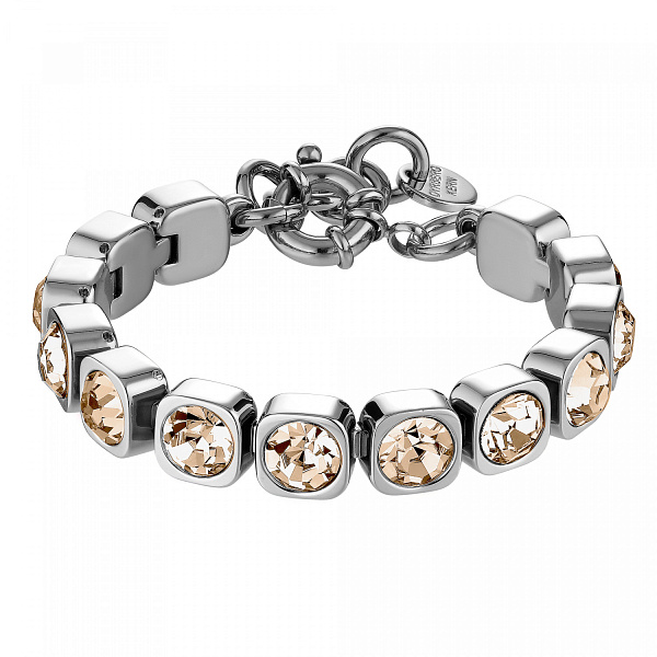 Браслет CONIAN (кристалл песочного цвета, г/п: родий) Дания DYRBERG/KERN 460087