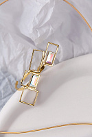 Кольцо (кристалл мультиколор, г/п: золото, регулируется) Греция Kalliope 022 01 052