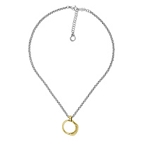 Колье 230802 (г/п: серебро, золото 42-46 см) Испания Ciclon Dual