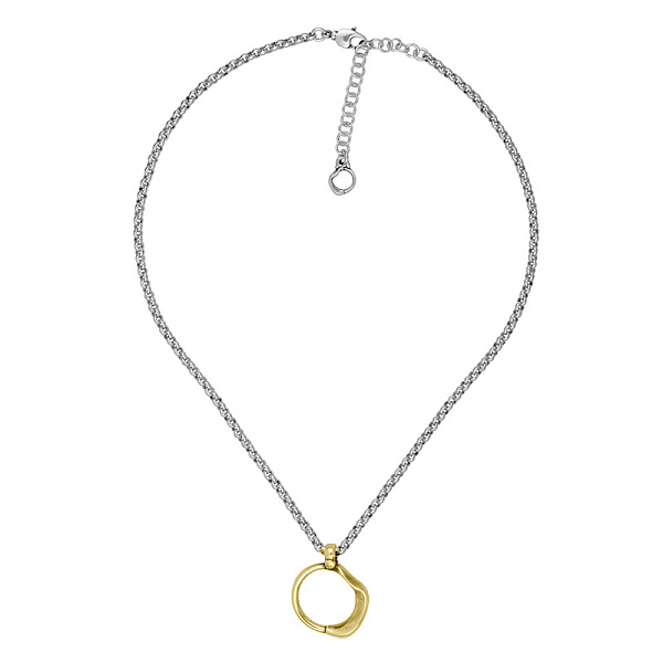 Колье 230802 (г/п: серебро, золото 42-46 см) Испания Ciclon Dual