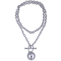 Кулон Шар (г/п: родий, 82 см, d 2.9 см) Uvelina KG20 1057f