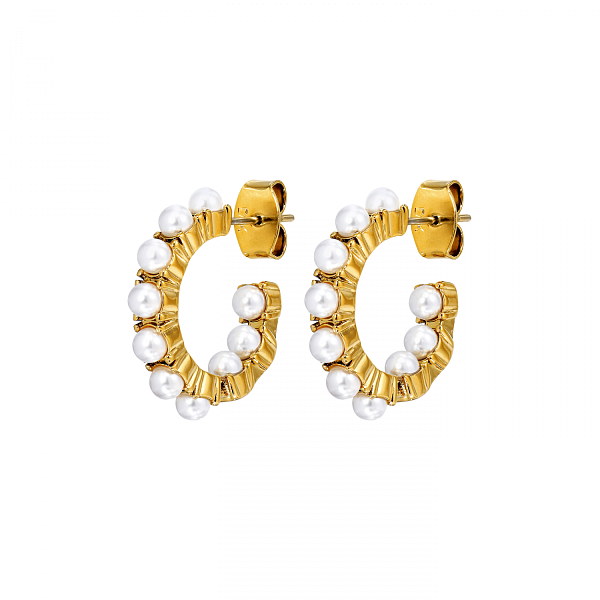 Серьги RAQUEL (кристалл майорка, г/п: золото, d 1,3 см) Дания DYRBERG/KERN 470114