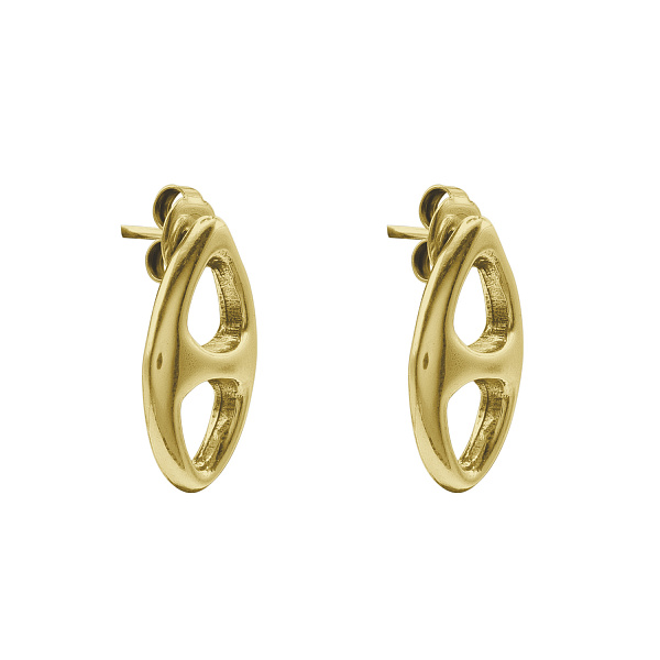 Серьги Ciclon 250603 (г/п: золото, 2х1,2 см) Испания Amarre