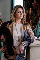 Колье Арт деко (кристаллы графит, черный, 7,5х2 см, 91 см) Италия Claudio Canzian 002 05 825