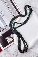Колье Afrodite pearl (Жемчуг зеленый, раухтопаз, цепи маниль) Италия Perfetto 51 001 001